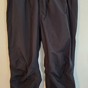 Realtree Black Gore-Tex Paclite Rain Pants, XL Zipper/Velcro Bottom 30"L
